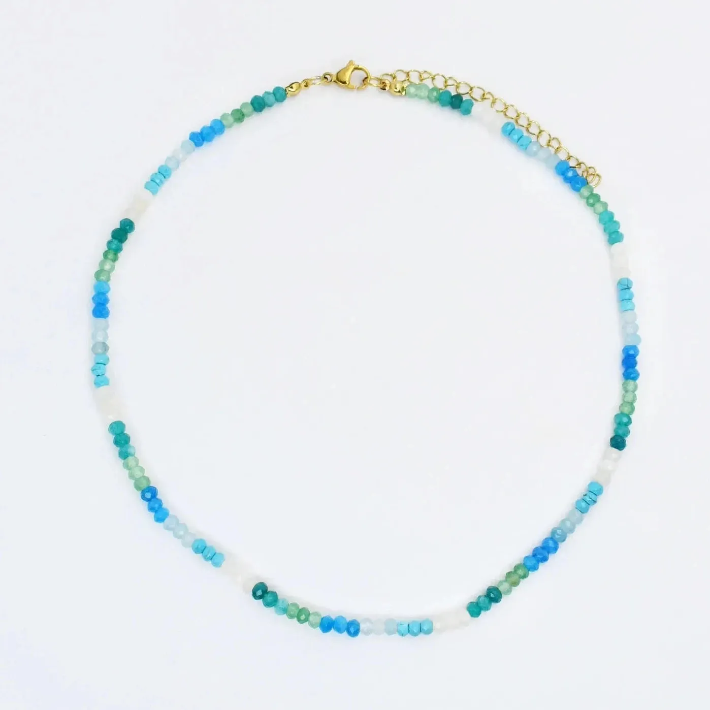 Indigo Dainty Gemstone Necklace