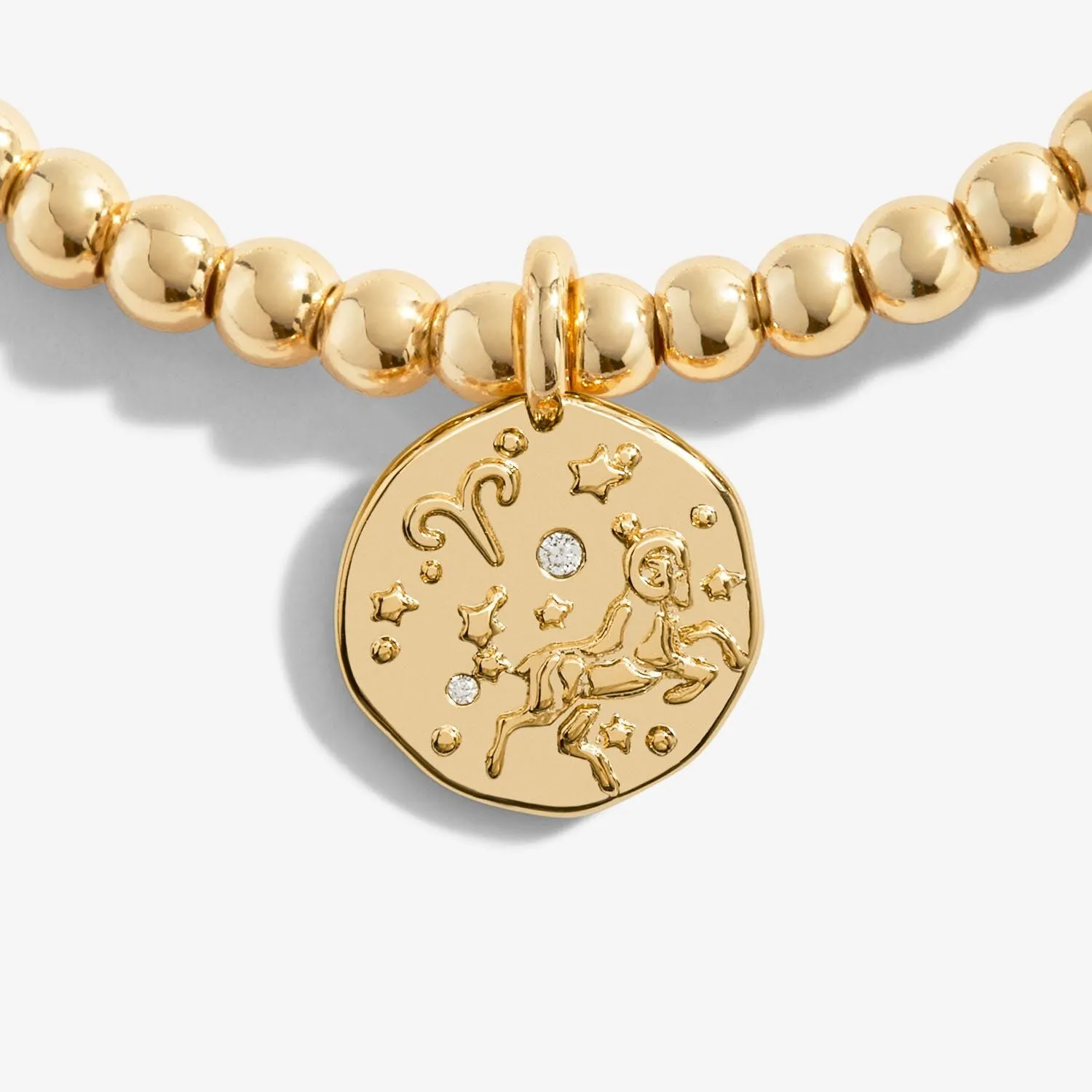 Joma Jewellery Gold Star Sign A Little 'Aries' Bracelet