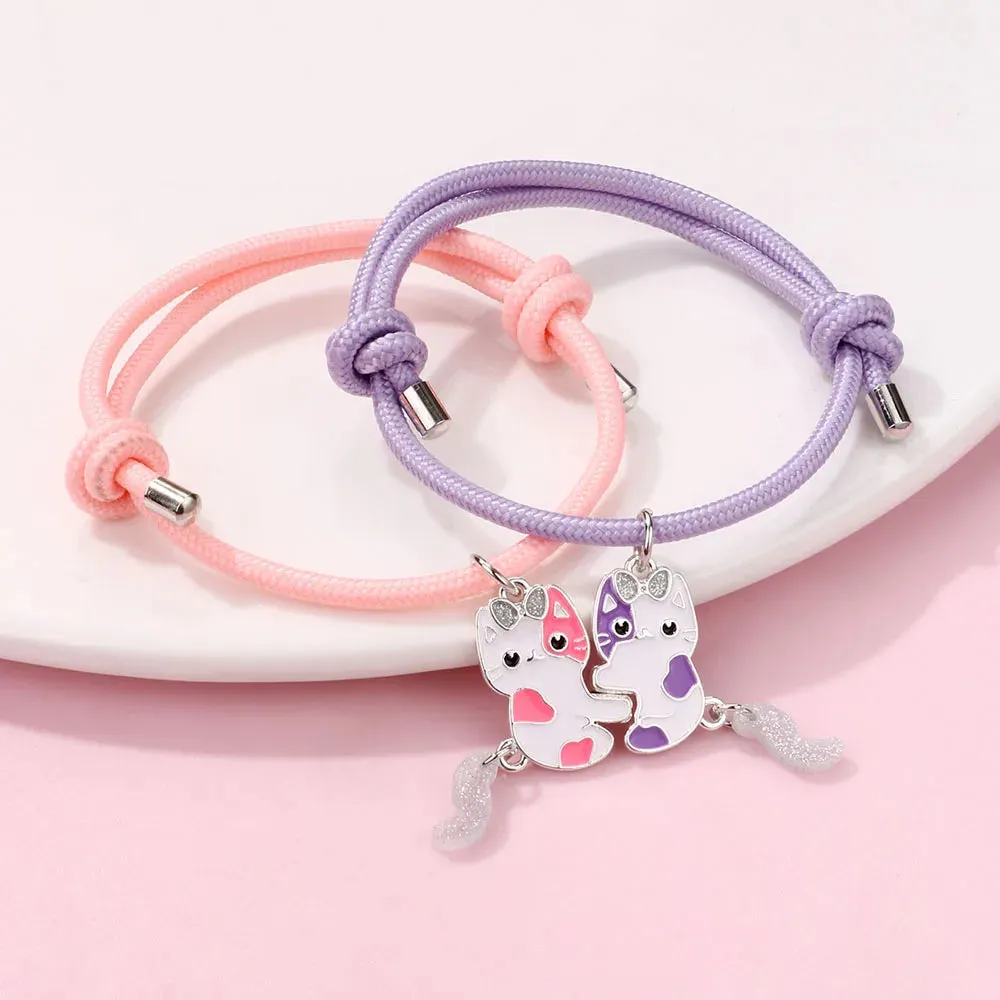 Kawaii Cat Friendship Bracelets