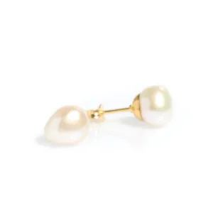 Keshi Pearl Studs 8mm