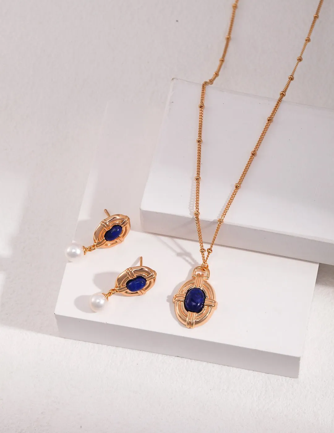 Lapis Pendant Necklace