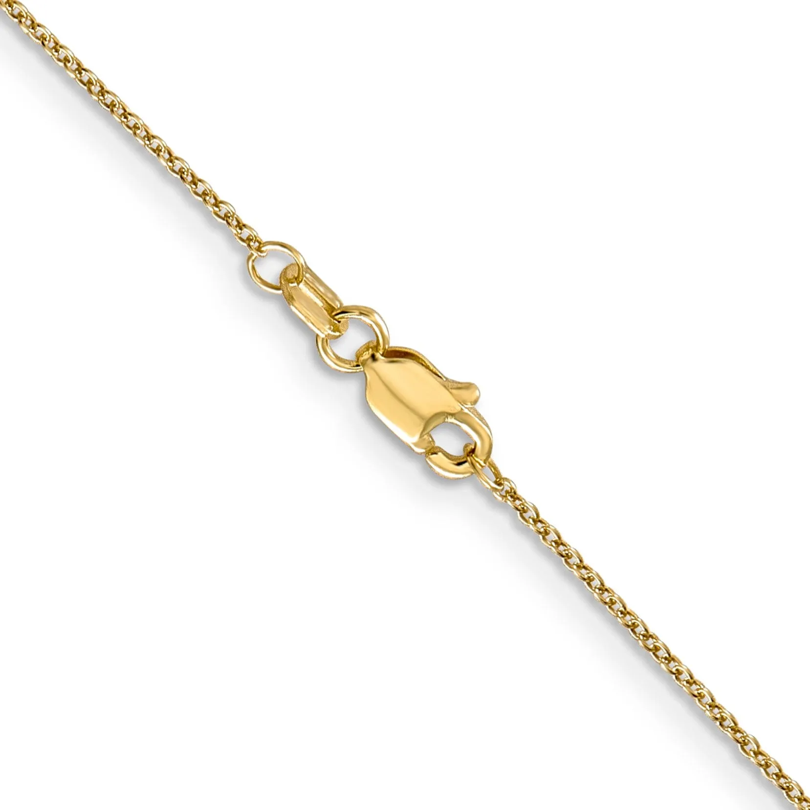 Leslies 14k Yellow Gold .9 mm Round Cable Chain