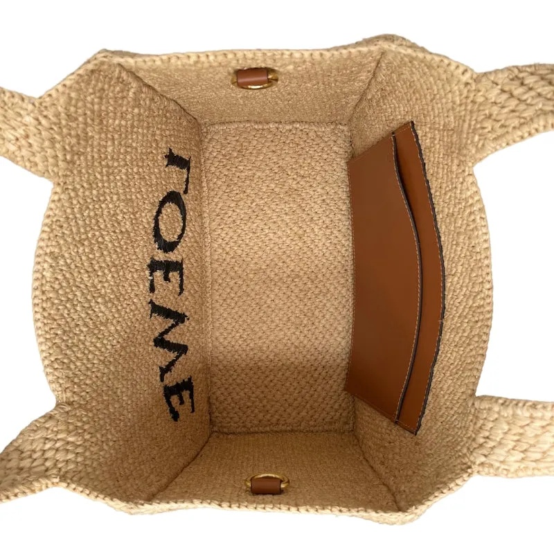 Loewe Font Tote Medium Raffia