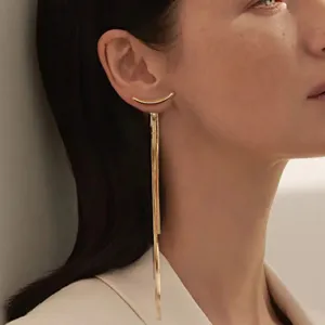 Long Tassel Elegant Women Earring