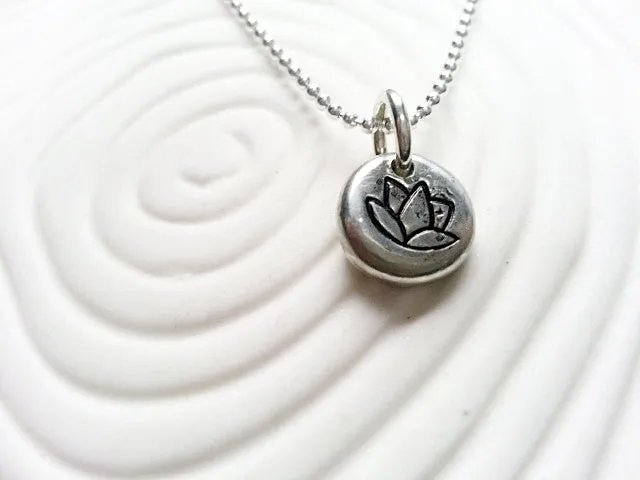 Lotus Flower Necklace | Yoga Jewelry