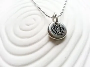 Lotus Flower Necklace | Yoga Jewelry