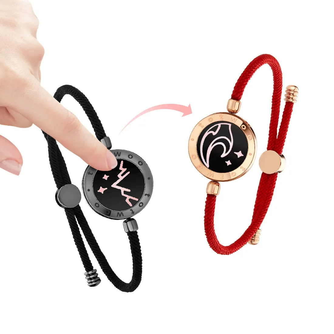 Love Link Couples Smart Bracelet Set