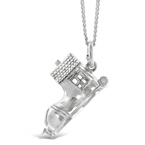 Magical Charm Necklace | Shoe - Family - Silver