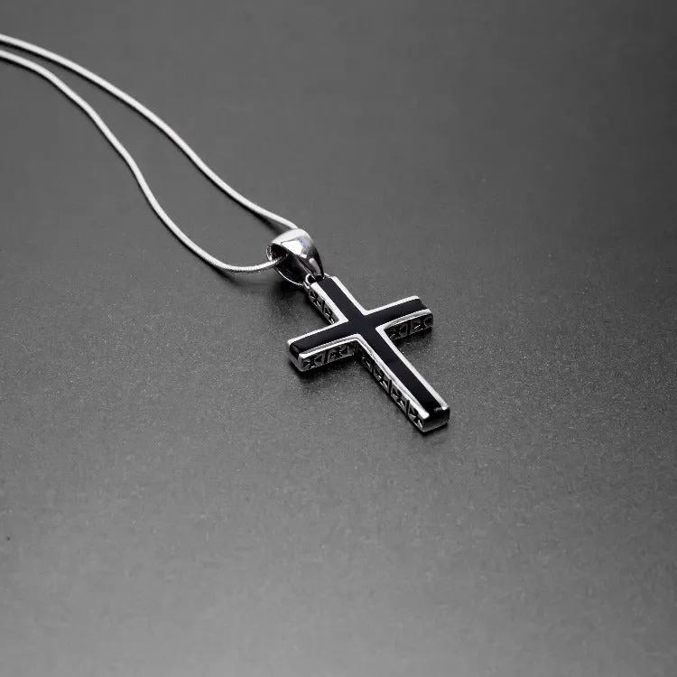 Men's Cross 925 Sterling Silver Pendant