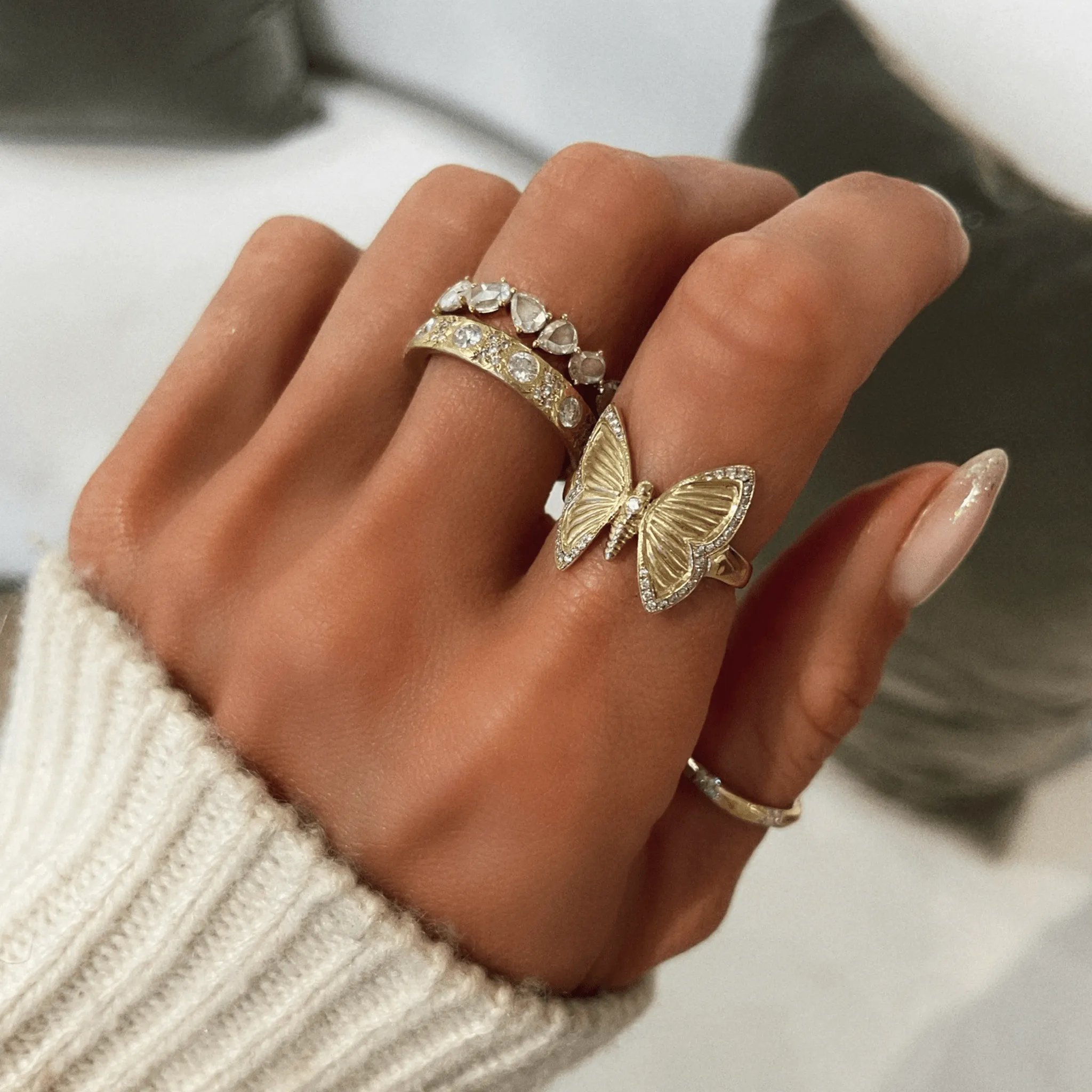 Metamorphosis Butterfly Ring