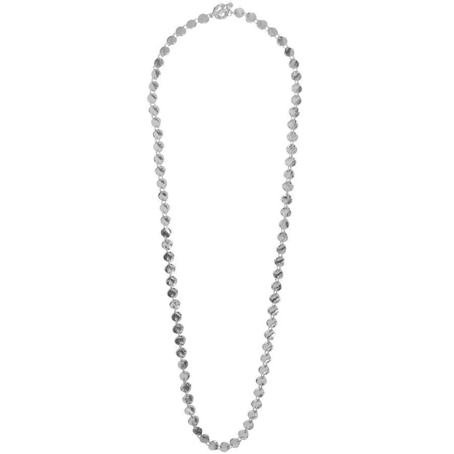 Mini coin long chain necklace