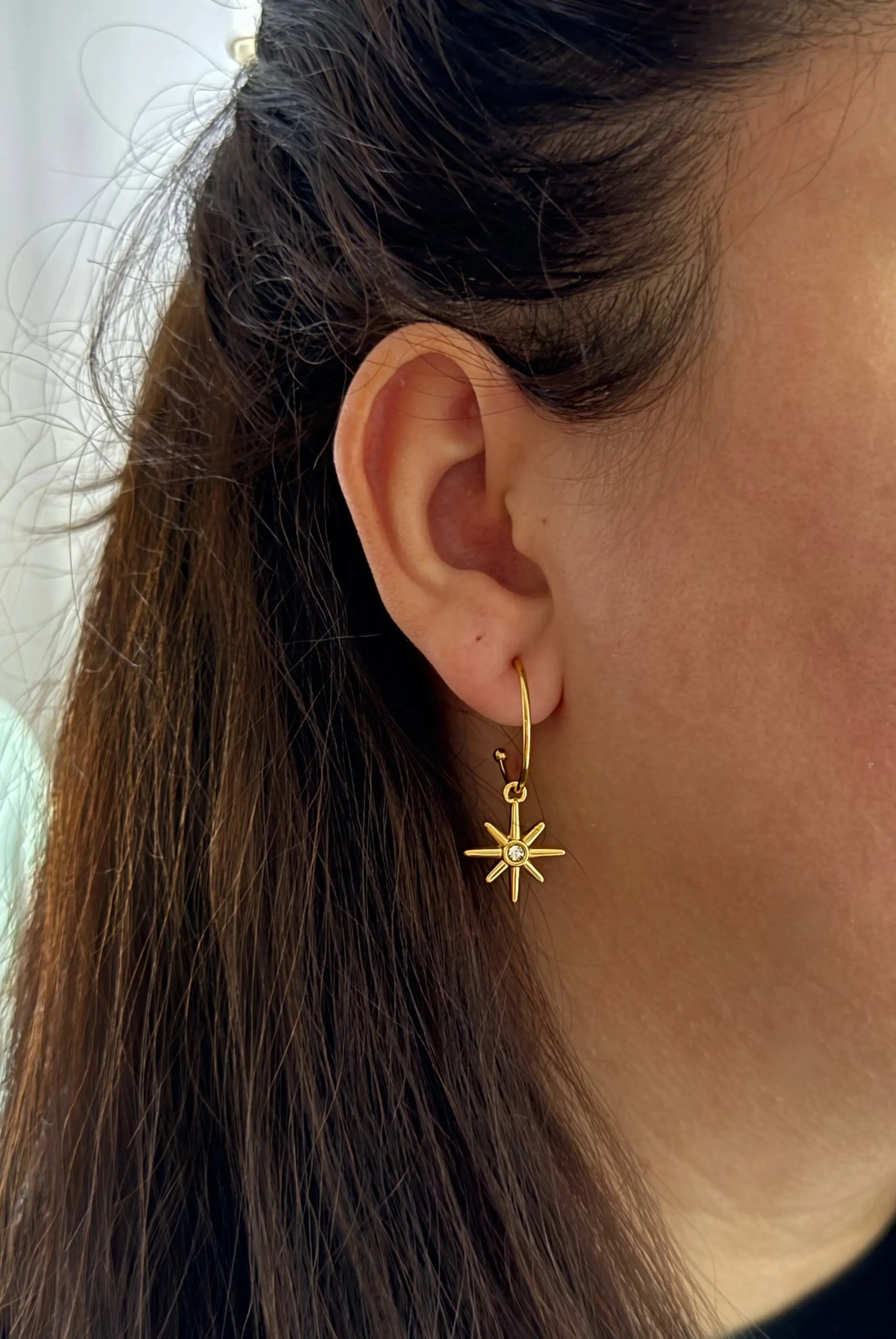 Minimalistic 18K Gold Plated Earrings