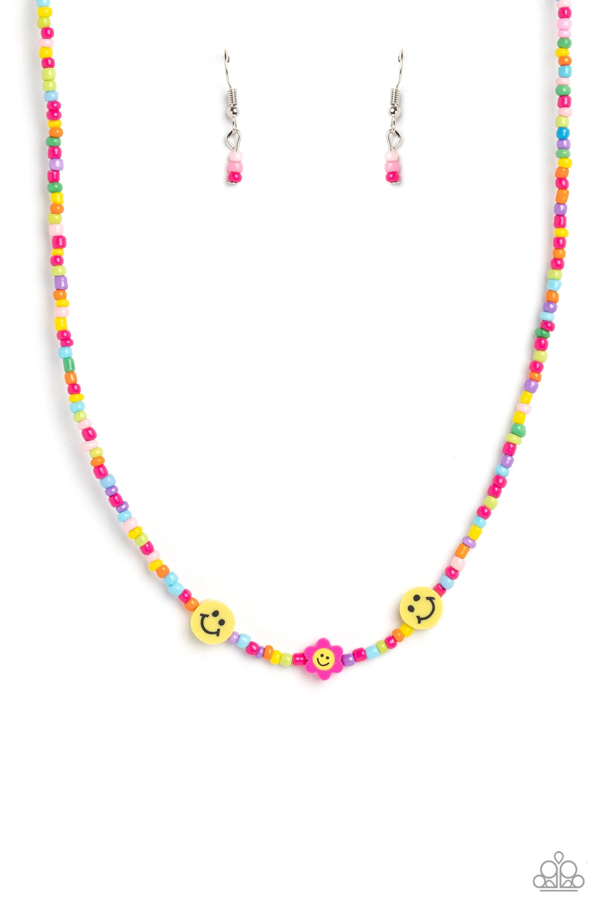 Necklaces Flower Power Pageant - Pink N2118