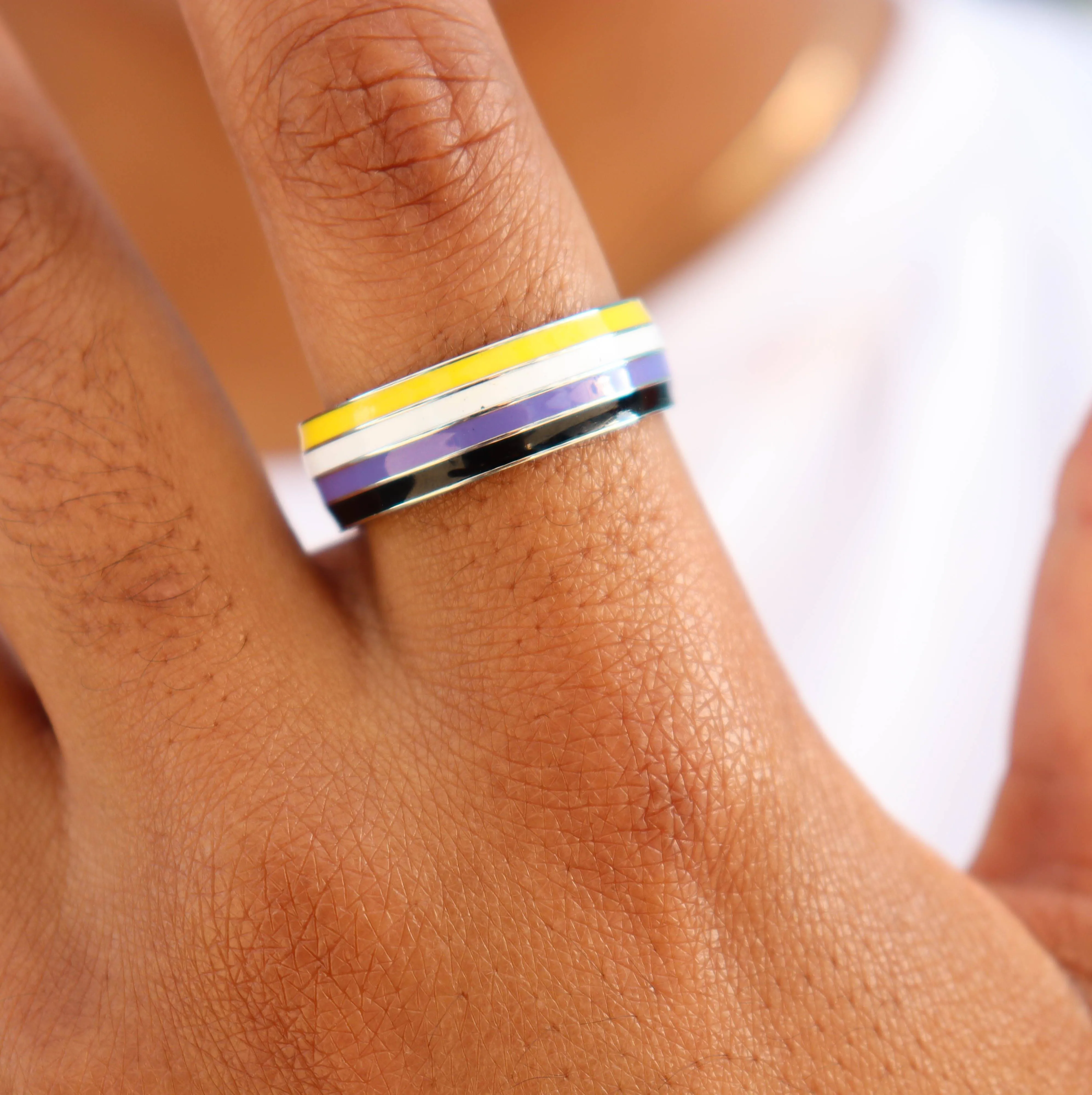 Non-Binary Pride Ring