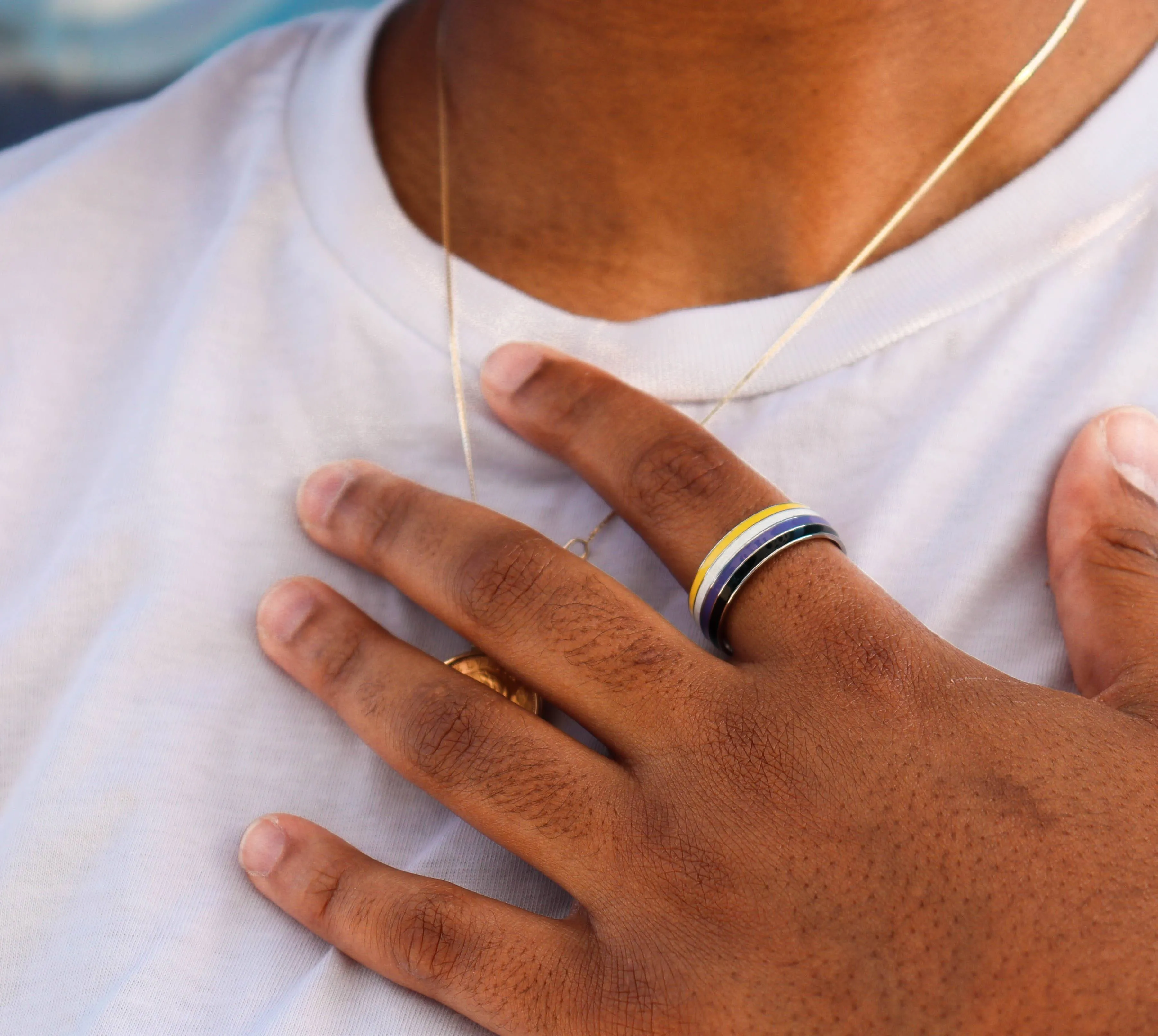 Non-Binary Pride Ring