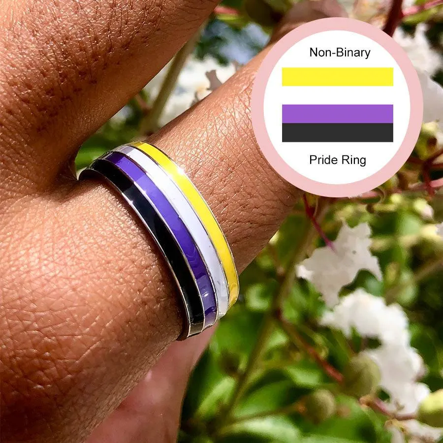 Non-Binary Pride Ring