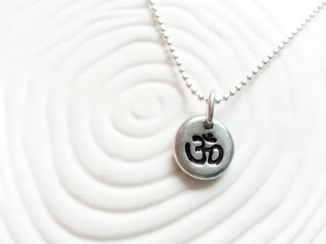 Ohm Necklace | Yoga Jewelry | Pebble Collection