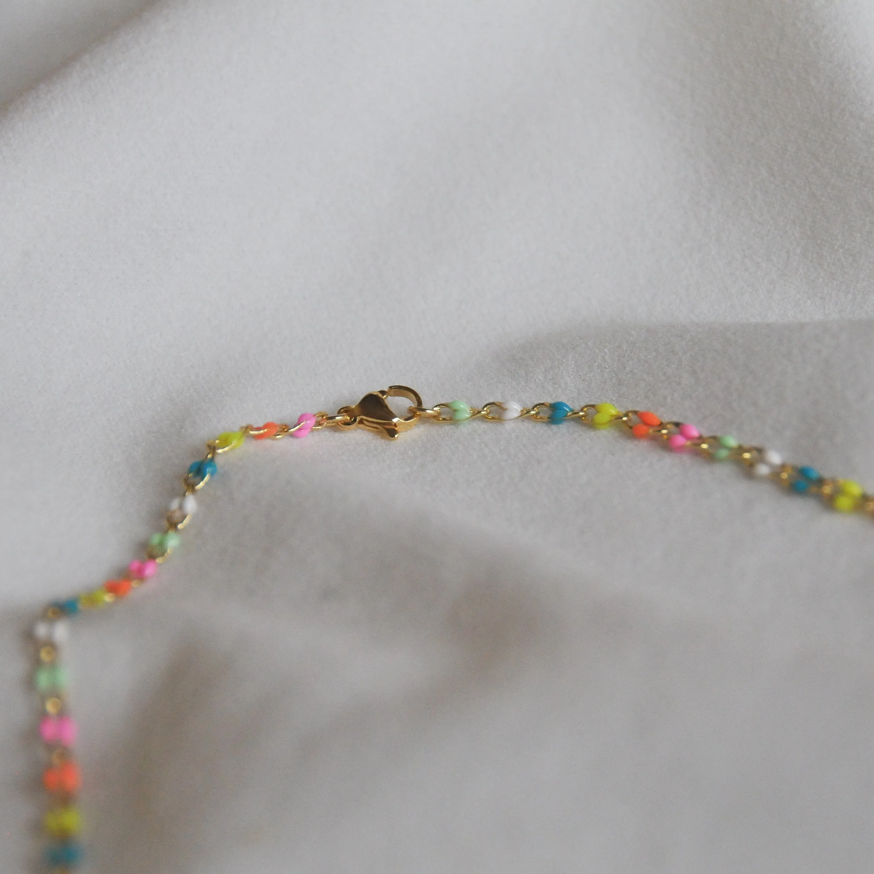 Paint Splatter Chain Necklace