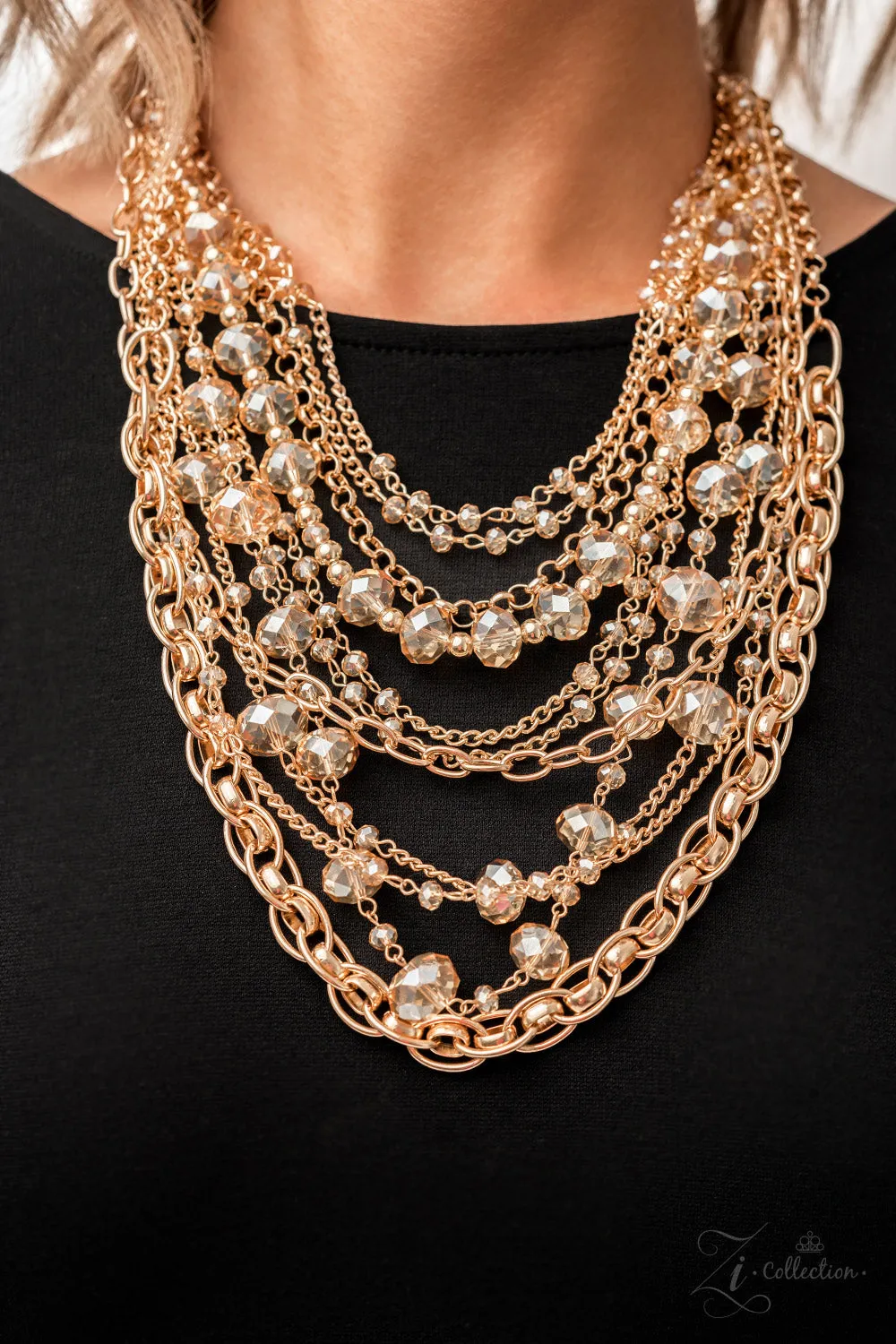 Paparazzi 2022 Zi Collection: Reminiscent - Gold  Necklace