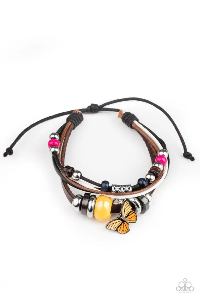 Paparazzi Bracelet ~ Bodacious Butterfly - Multi