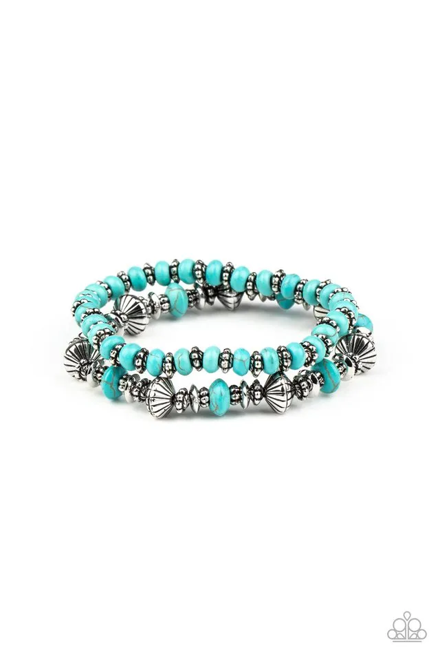 Paparazzi Bracelet ~ Cactus Quest - Blue