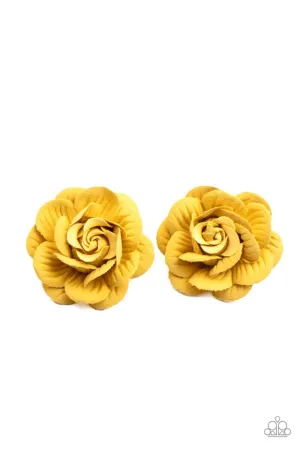 Paparazzi Hair Accessories ~ Best of Buds - Yellow