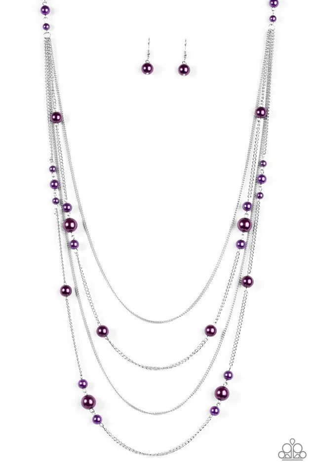 Paparazzi Necklace ~ Classical Refinement - Purple