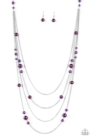 Paparazzi Necklace ~ Classical Refinement - Purple