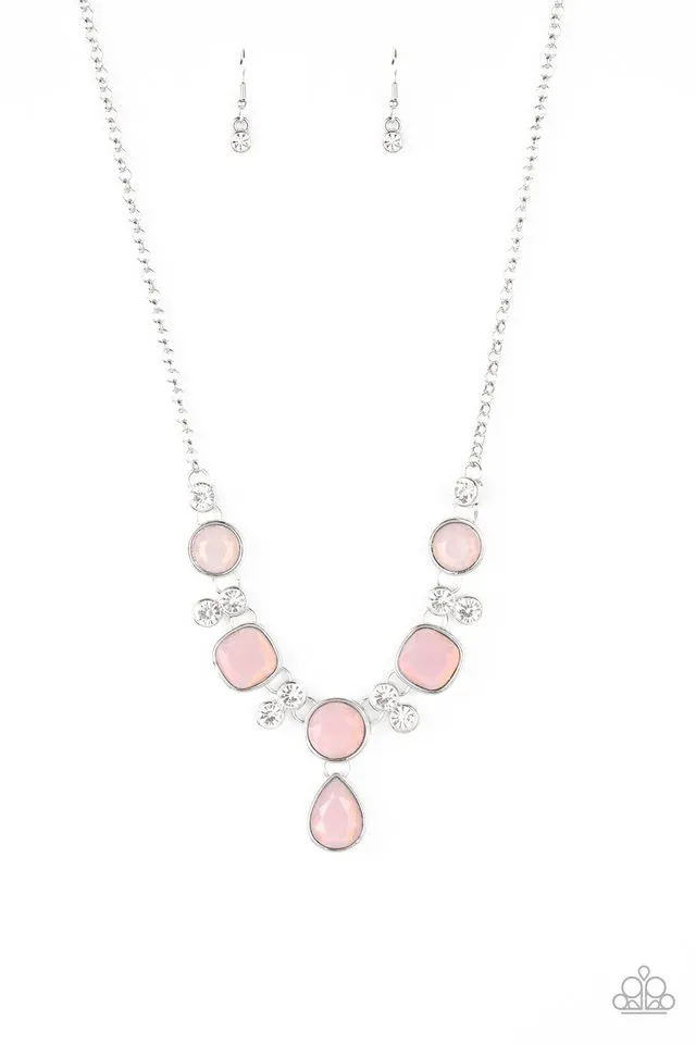 Paparazzi Necklace ~ Crystal Cosmos - Pink