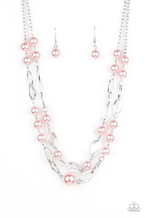 Paparazzi Necklace ~ Fluent In Affluence - Pink