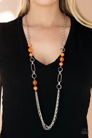 Paparazzi Necklace ~ POP-ular Opinion - Orange