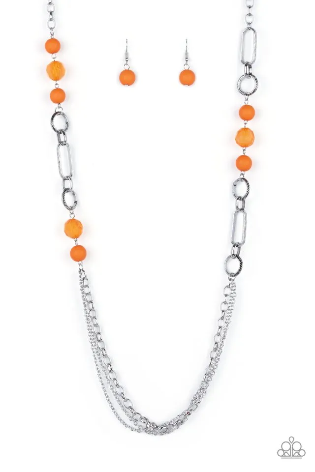 Paparazzi Necklace ~ POP-ular Opinion - Orange