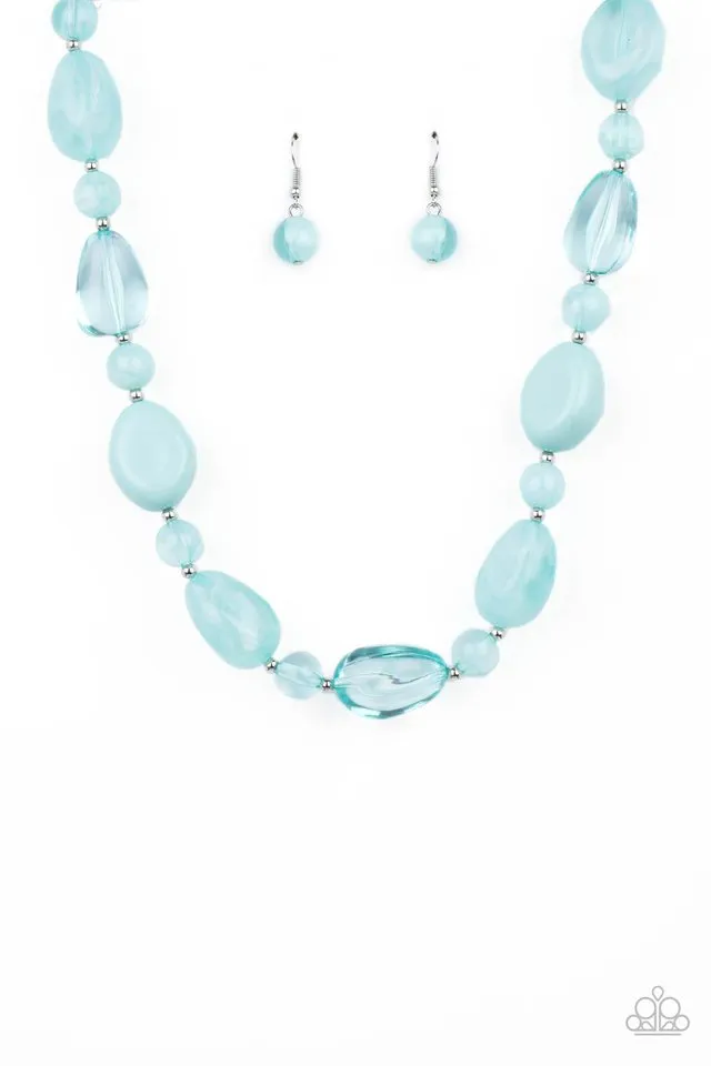 Paparazzi Necklace ~ Staycation Stunner - Blue