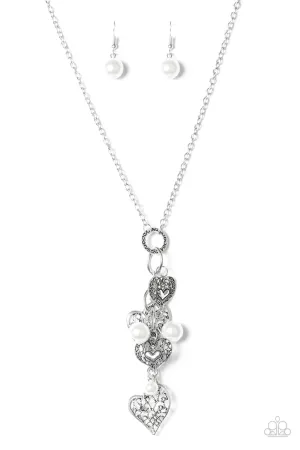 Paparazzi Necklace ~ Take The Plunge - White