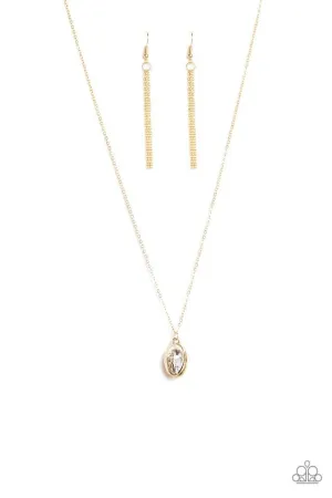 Paparazzi Necklace ~ Timeless Tranquility - Gold