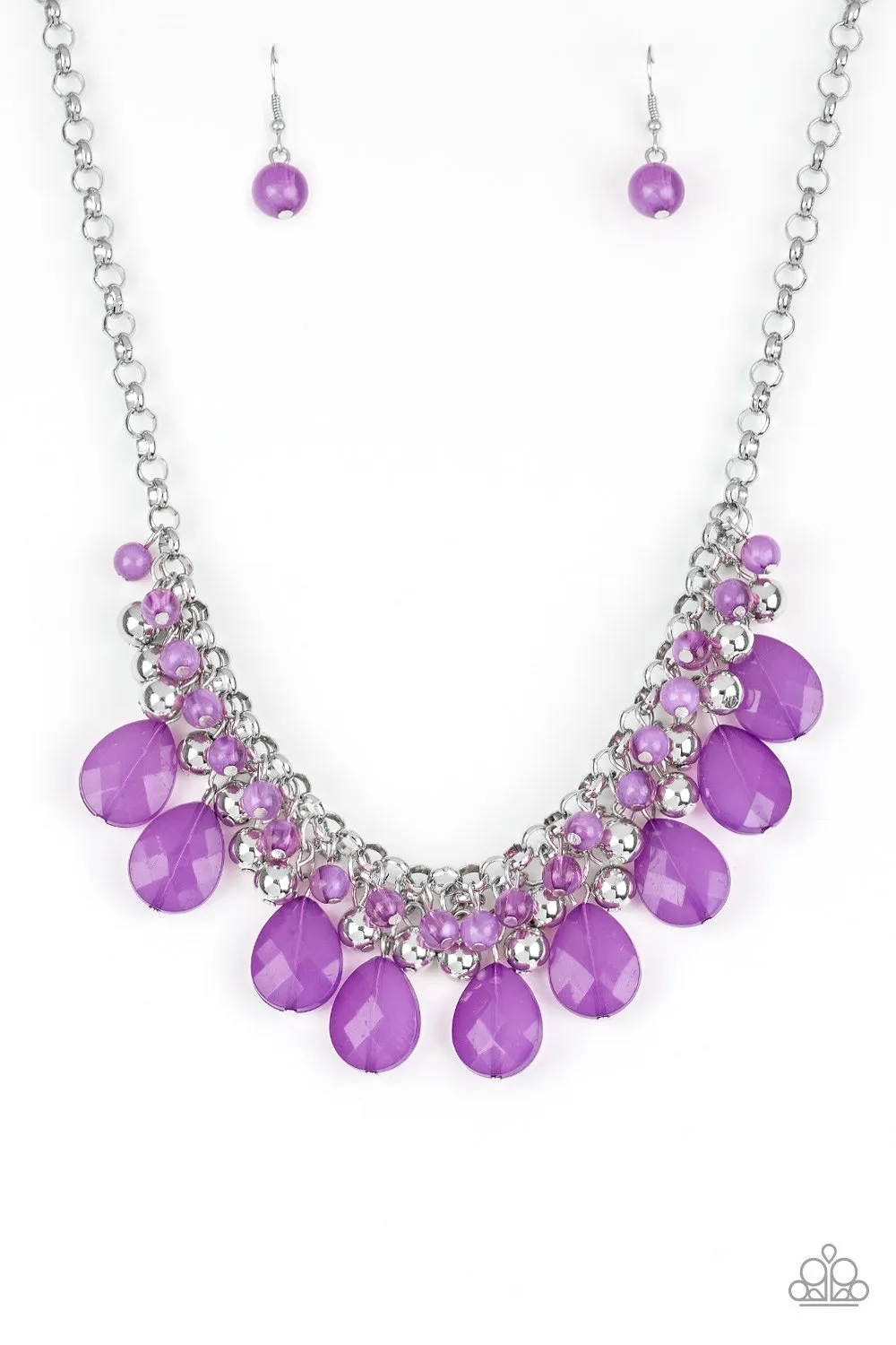 Paparazzi Necklace ~ Trending Tropicana - Purple