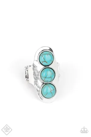 Paparazzi Ring ~ Eco Queen - Blue