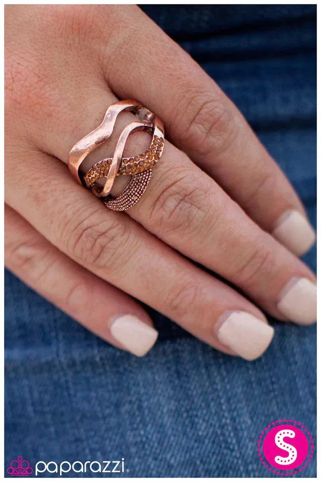 Paparazzi Ring ~ Timeless Texture - Copper