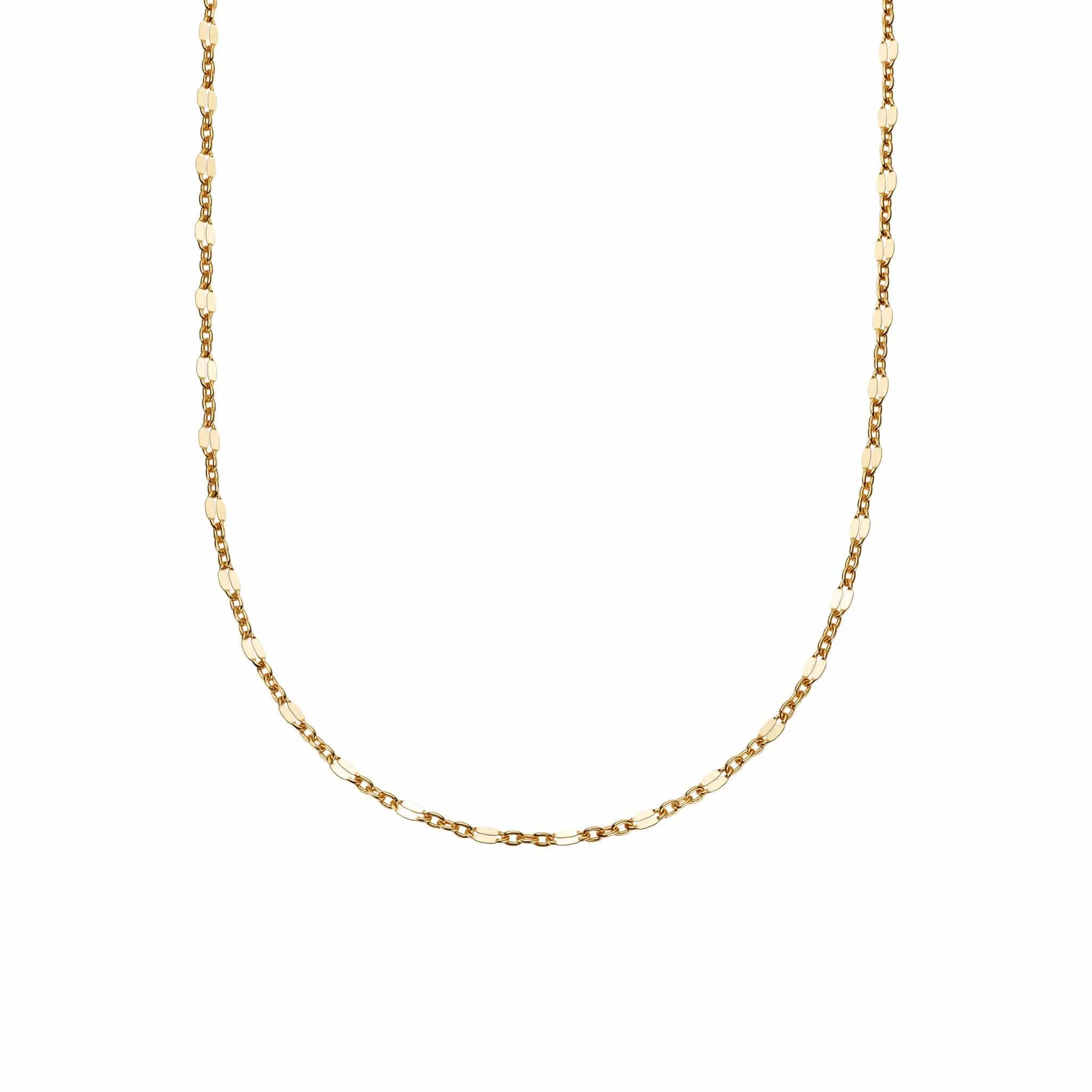 Peachy Chain Necklace 18ct Gold Plate