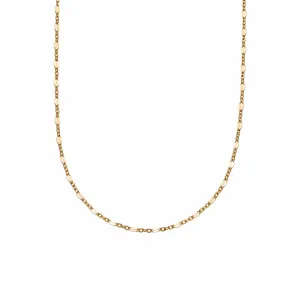 Peachy Chain Necklace 18ct Gold Plate