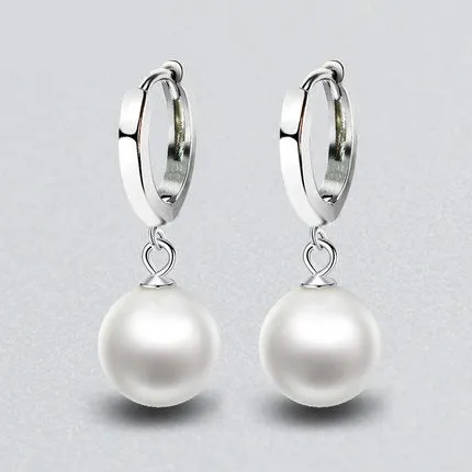 Pearl Earrings Temperament Simple And Light Luxury Female Ear Rings