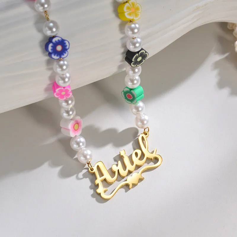 Personalized Handmade Name Necklace for Her