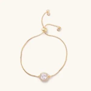 Presley Crystal Gem Slider Bracelet