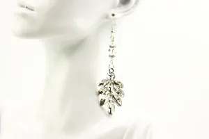 Silver Rhinestone Dangle  Earrings