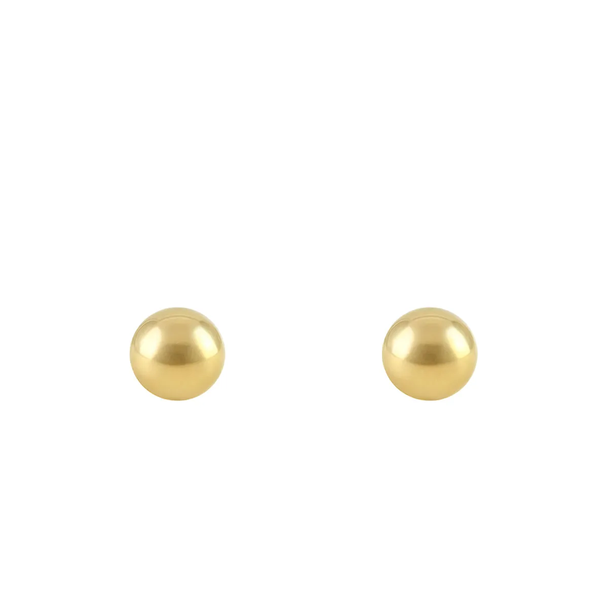 Soleil collection 3mm Ball Stud Earrings | 9K Yellow Gold