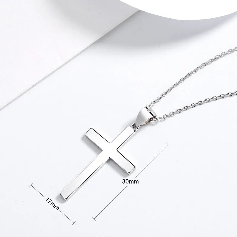 Sterling Silver Cross Necklace