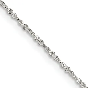 Sterling Silver Polished 0.5-mm Fancy Chain