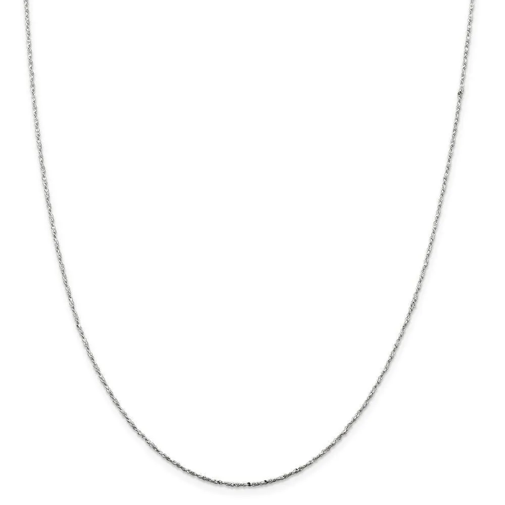 Sterling Silver Polished 0.5-mm Fancy Chain