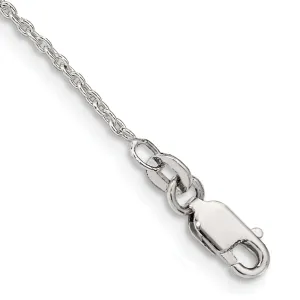 Sterling Silver Polished 1.50-mm Cable Chain