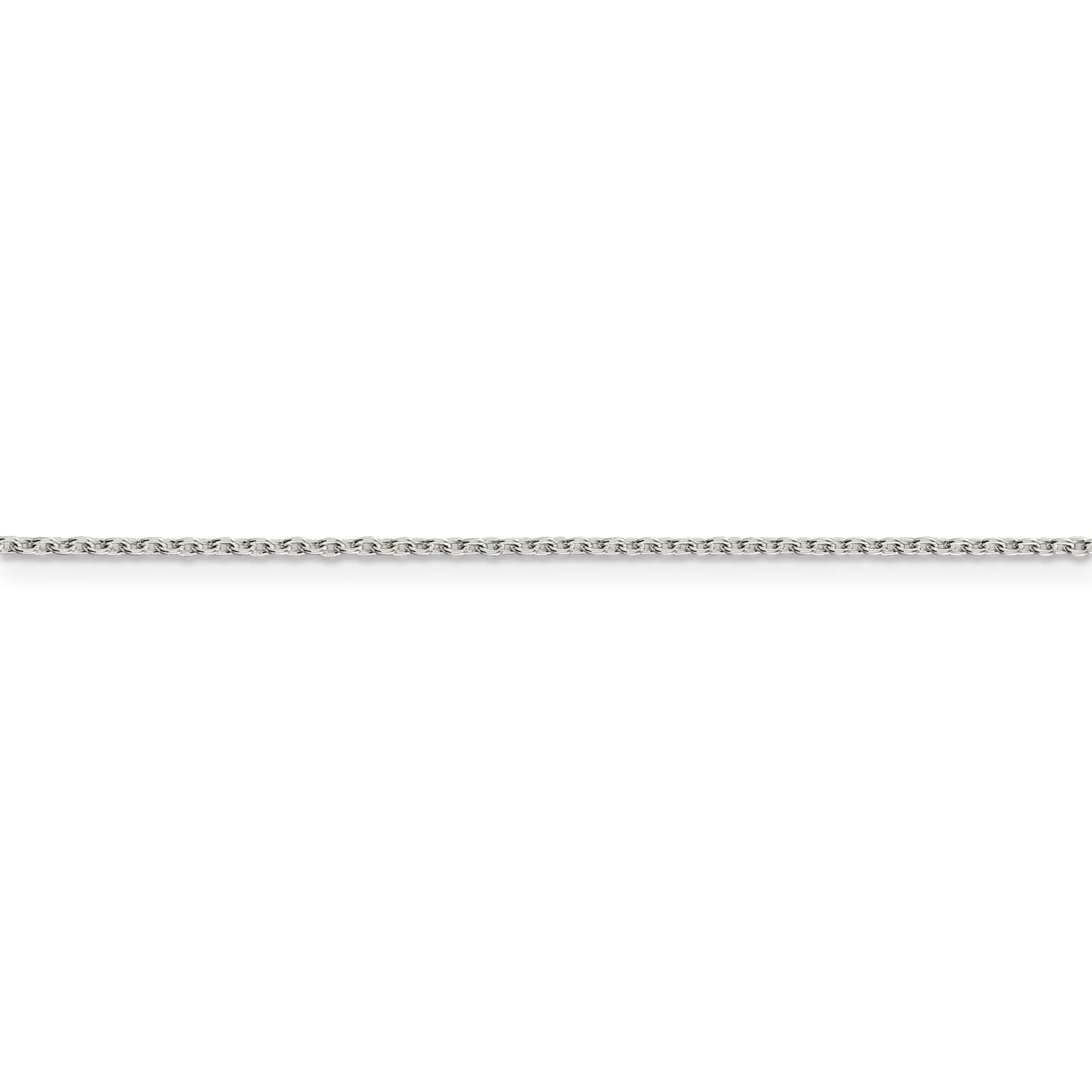 Sterling Silver Polished 1.50-mm Cable Chain